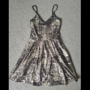 Black and Gold Soprano dress